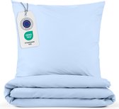 Blumtal Evolon® Housse de couette avec Kussensloop - Anti-Allergique - Contre les acariens - 200 x 200 cm - 2 Taies d'oreiller 50 x 75 cm - Bleu clair