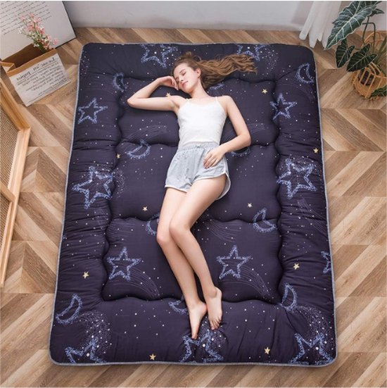 Matelas futon japonais extra épais – Doux, respirant, pliable et enroulable pour lits, dortoirs et salons – Tapis de sol moelleux pour un confort et un soutien ultimes