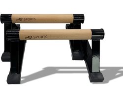 AJ-Sports Houten Parallettes I - Opdruksteunen - Dip bars - Push up Grips - Push up bar - Calisthenics - Fitness