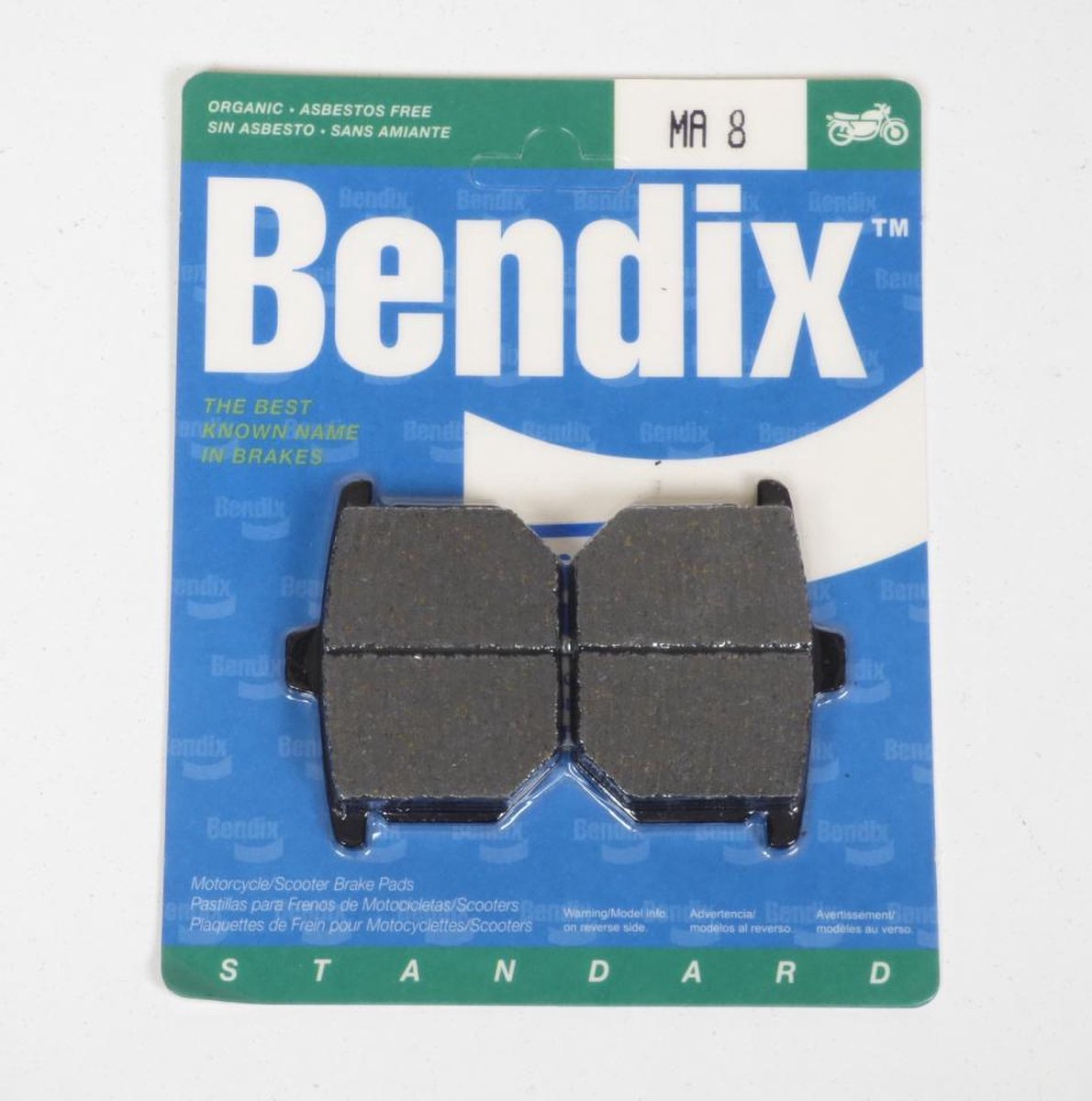 bendix remblokje voor motor honda 750 cb 1977 tot 1979 ma8 nieuw