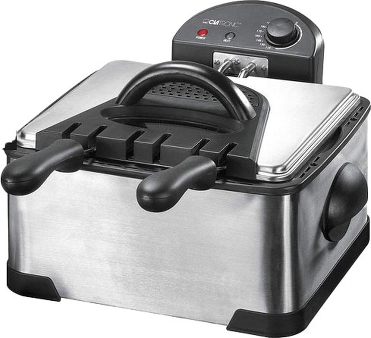 Clatronic FR 3195 - Friteuse - Frituur pan - met 3 frituurmanden