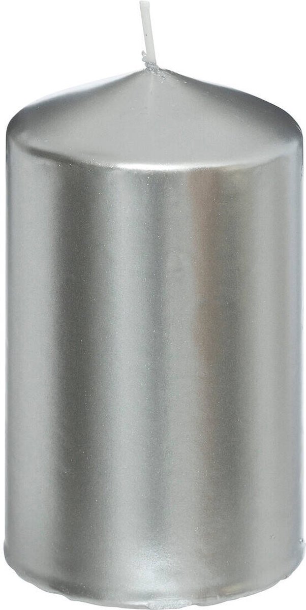 Glanzende kaars, cilindervormig, 12 cm