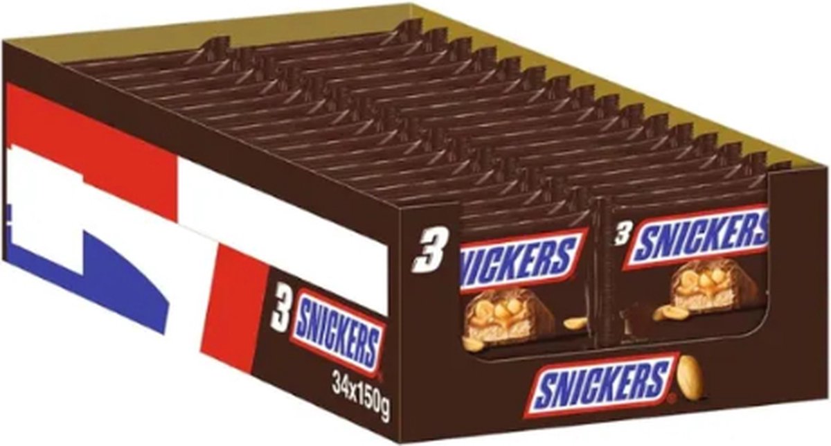 Snickers (34x 3-pack)
