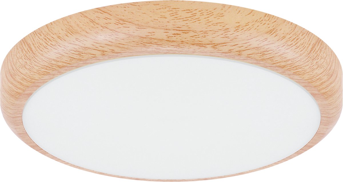 NASTIA - Led Plafondlamp - Pine kleur - opbouw- inbouw lamp - 18w - CCT - Aanpasbare licht