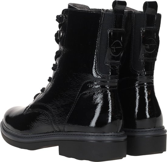 Tamaris Bottes à lacets à lacets Laque noir - Taille 37