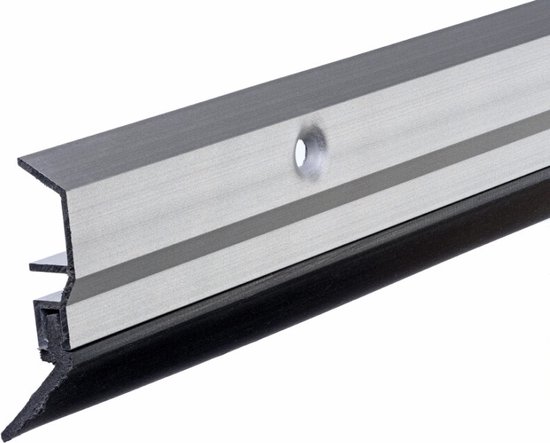 Ellen ADS Classic geanodiseerd aluminium dorpelprofiel met afdichtingslip 100 cm