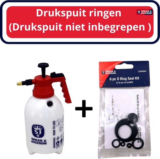 Spear & Jackson Drukspuit Ringen 2L set van 6 - Drukspuiten - Ringen onderdelen - Druksproeier - Onkruidverdelger - Sproeier - Drukspuiten - drukspuit zuurbestendig - drukspuit zuur van Spear & Jackson — afbeelding 3