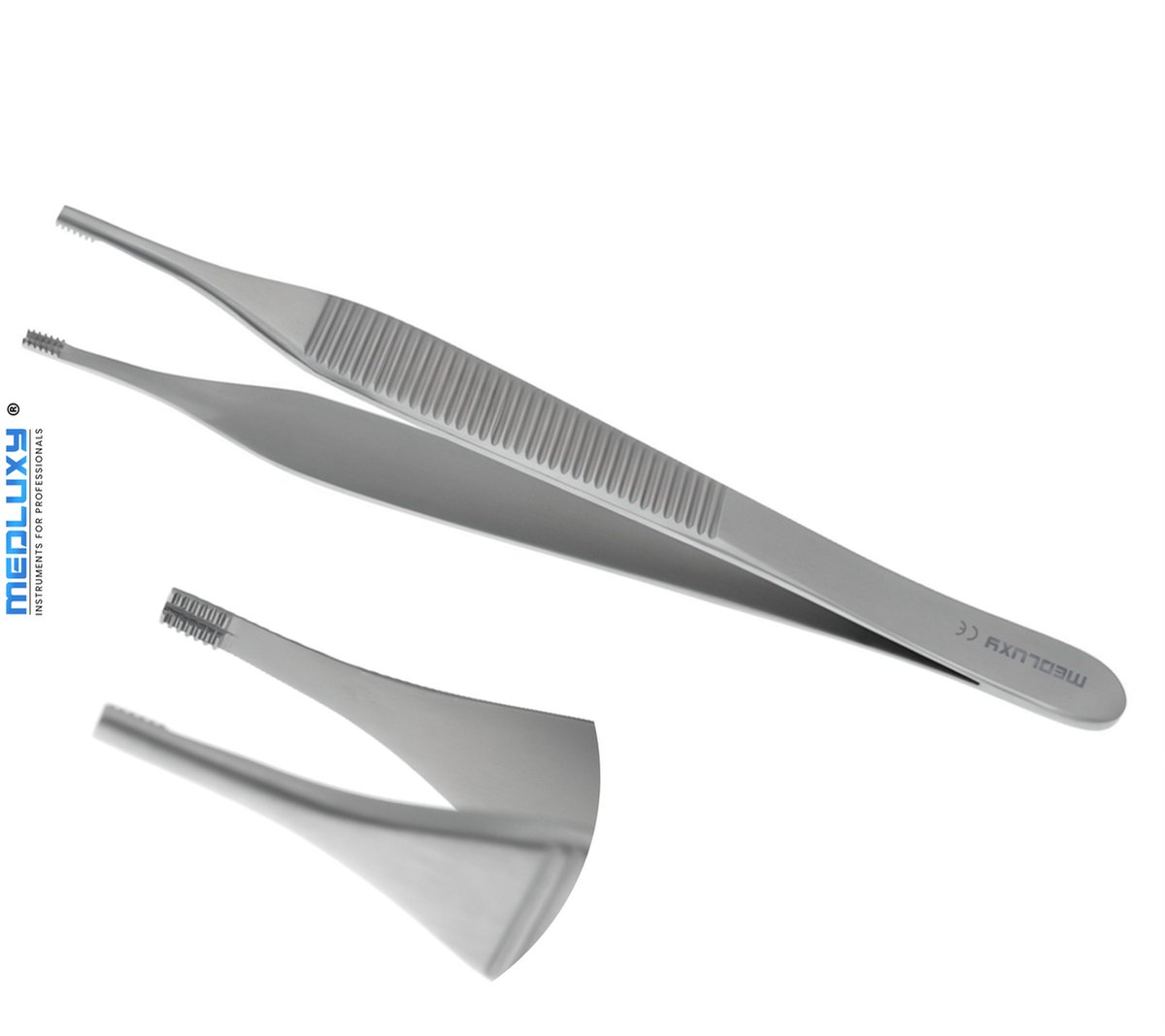 Goedkoopste Medluxy - Pincet Adson Brown - 6x6 Tanden - 12 cm - EHBO Verpleegkunde Dissectie Chirurgische pincet Hechtpincet Weefselpincet Hechtpincet Forcep Pince Brucelles