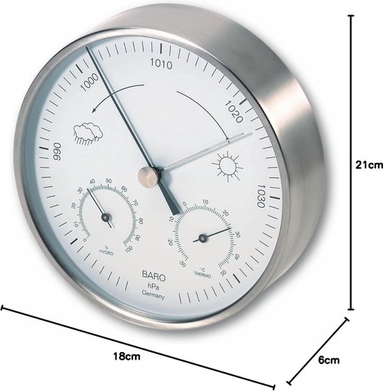 LONQ Weerstation Binnen En Buiten - Buienradar - Thermometer - Hygrometer