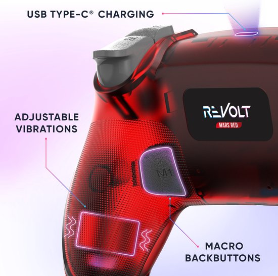 Nasa Rover Game Controller ONIVERSE - Wireless Revolt Bluetooth Controller Mars Red - PS4 / PC ...