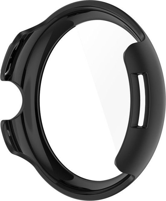 Protecteur d'écran pour boîtier de montre - boîtier - verre trempé - adapté pour Google Pixel Watch 3 (41 mm) - noir