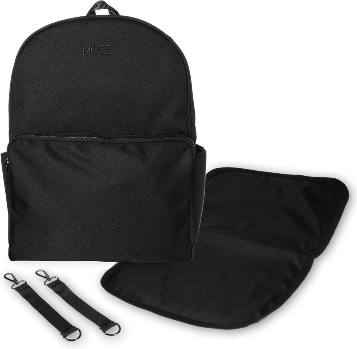 MOZZ BAGS - Lux Luton - Zwart - Luiertas