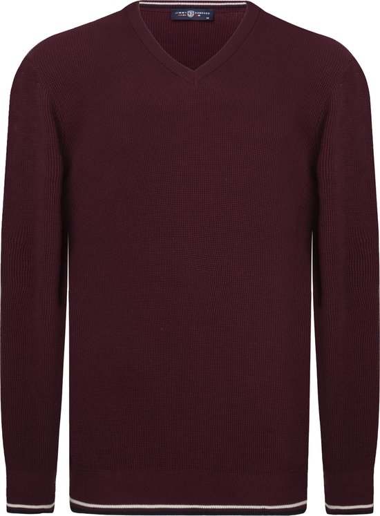 Jimmy Sanders Pull Col V- Pull V - 100% Katoen Homme - S