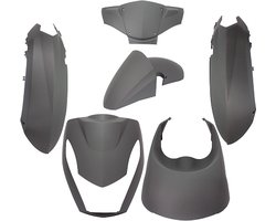 Kit carénage TNT pour Scooter Peugeot 50 Kisbee 6 pièce noir mat / 2T et 4T Neuf