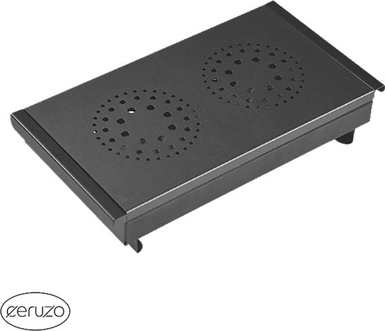 Warmhoudplaat - Rechaud -2 Branders -Waxinelicht-Voedselverwarmer-Bordverwarmer-33x17.5x6.5 cm — afbeelding 4