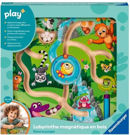 Ravensburger -PLAY - Rode Piranha Pop-it Knuffel - Vanaf De Geboorte Franse Versie 34015