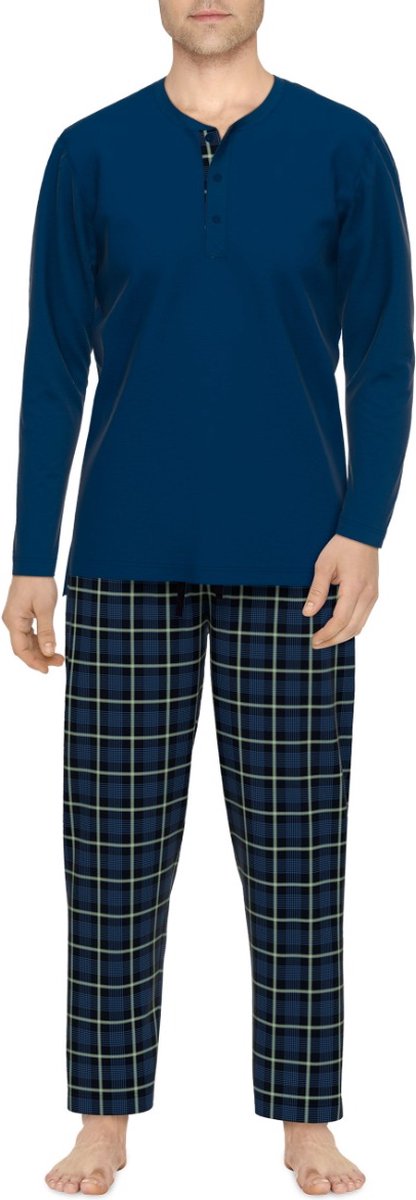 Ceceba Heren Pyjama lang 31250 964 donker blauw motief