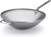 Bol.com Goodivery ® Robuuste Stalen Wokpan van 40 cm met Handvat voor Inductie en Alle Warmtebronnen aanbieding