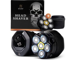 Skull Master - Scheerapparaat Mannen - +1 Magnetische Scheerkop - Head Shaver - Hoofd Scheerapparaat – Elektrische Shaver - Brothers in Style