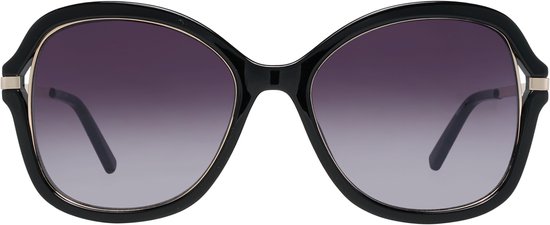 Guess - GF0352 - Zonnebril - Dames - Zwart en Goudkleurig - Paarse lens van Merkloos — afbeelding 4