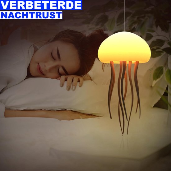 ZTWLEED Lampe Meduse Lumineuse Aquarium Jellyfish Lamp avec