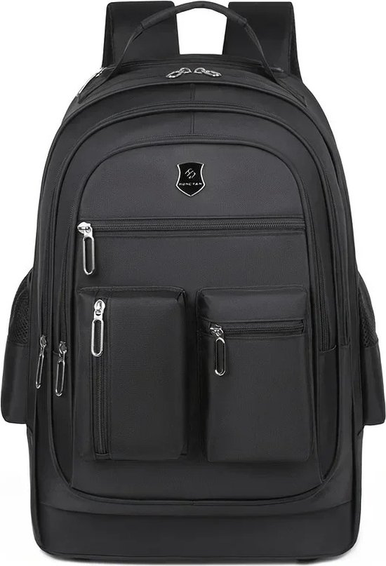 FIBILA Rugzak - Rugtas - Reisrugzak - Handbagage Rugzak - Rugtas Met Wielen - Handbagage Trolley - Multifunctionele Rugtas - Zwart