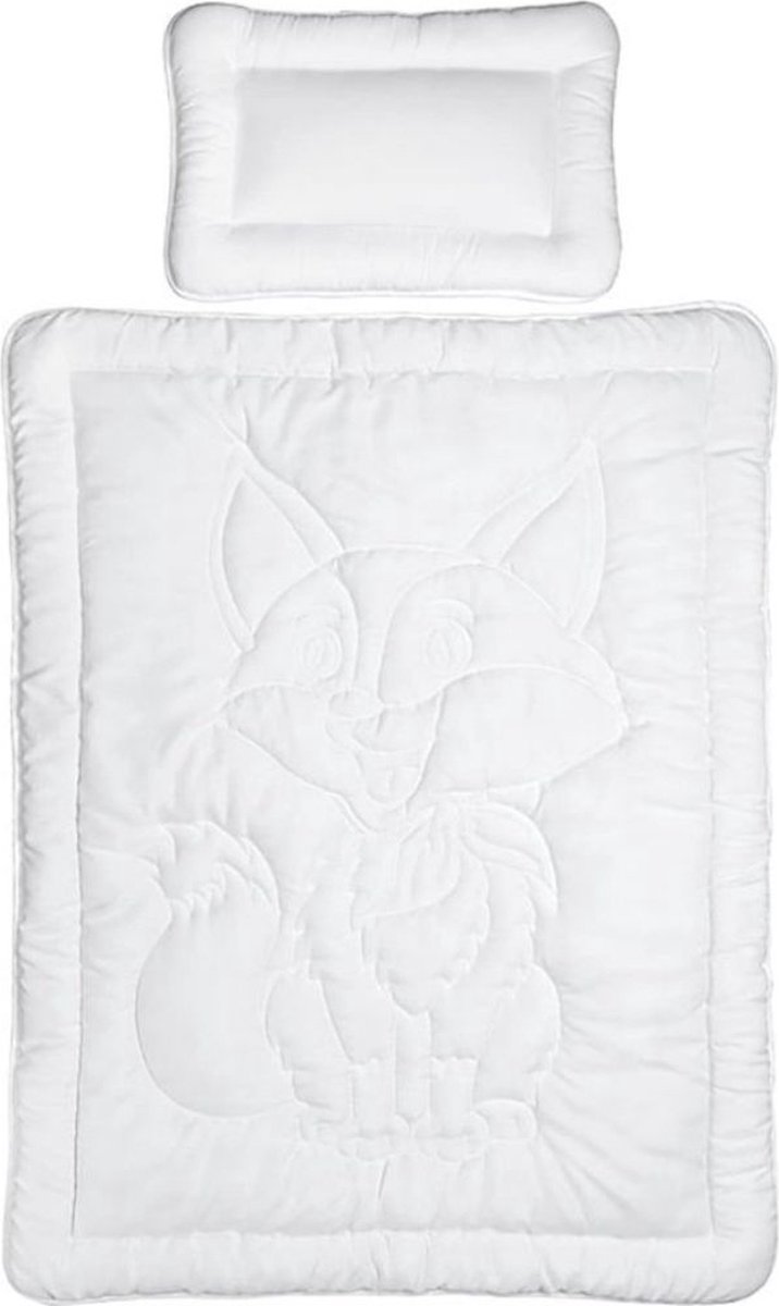 Kinderdekbedset 100x135 + hoofdkussen 40x60 cm Soft Touch - Peuter dekbed - optimale hygiëne voor kinderen en baby | Perfect dekbed voor het hele jaar door - microvezel