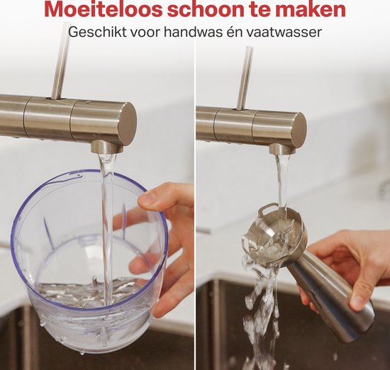AoraKitchen - Staafmixer Set - 1000W - 15 Snelheden - Melkopschuimer - Hakmolen - Maatbeker - Garde van AoraKitchen — afbeelding 5