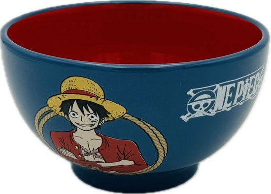 Bol à Ramen One Piece En Céramique Avec Baguettes – Édition Cadeau Officielle Luffy & Crew