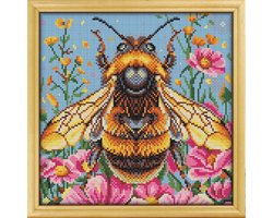Borduurpakket Awesome Pattern Studio - Bumblebee - Bij - Geschikt voor beginners/inclusief Nederlandse gebruiksaanwijzing