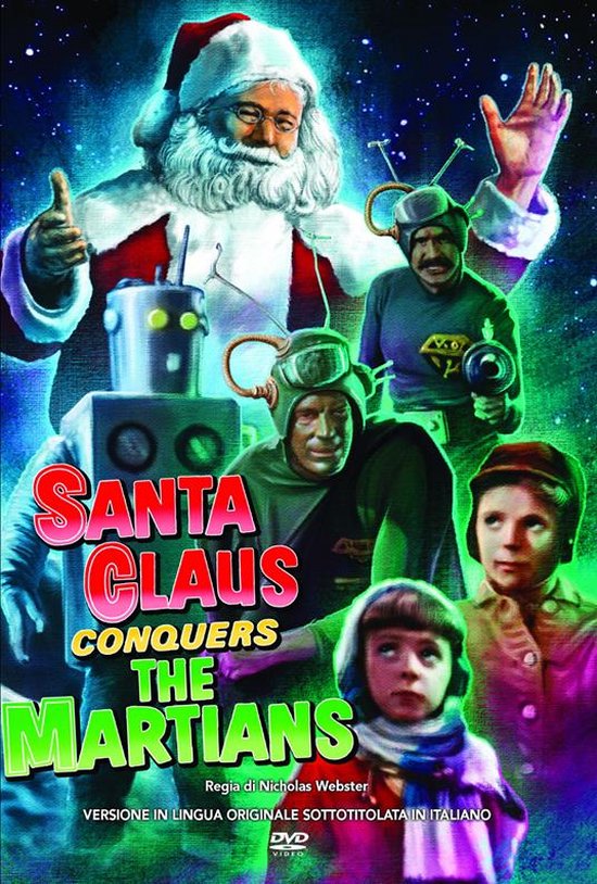 Santa Clause conquers The Martians / Engelse film met Italiaanse ondertiteling!