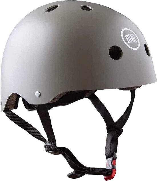 Fietshelm BHR 817 Sport Mat Grijs Maat L 58-61 cm Veilig ABS Skate BMX Step Helm