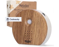 Melodiez Vogelgeluiden Huisje met Sensor - Box Incl. Batterijen en 4 Natuurlijke Vogel, Oceaan en Jungle geluiden - Vogelhuisje Met Geluid - Zwitscherbox - Vogelgeluiden Huisje Voor op Toilet - Noorderhout