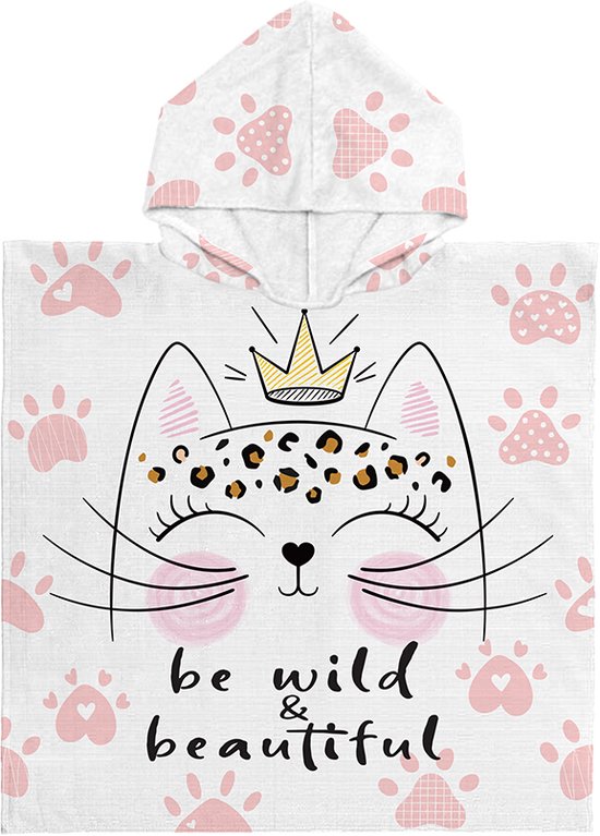 Kinderponcho Miss Kitty