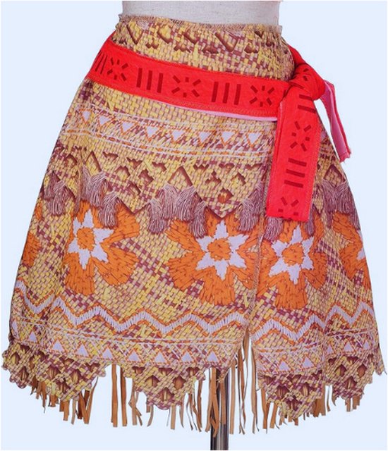 AUYAO Déguisement Vaiana Pour Fille – Robe Moana Avec Couronne De Fleurs, Collier, Bandeau – Costume Princesse Pour Carnaval