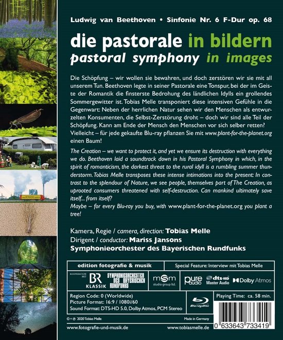 Symphonieorchester Des Bayerischen Rundunks, Mariss Jansons - Beethoven: Die Pastorale In Bildern Von Tobias Melle (Blu-ray)