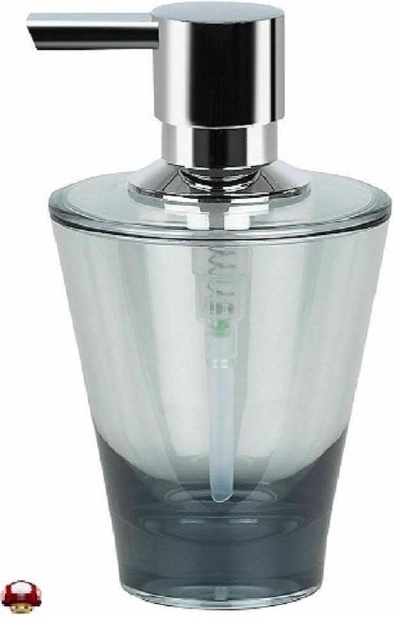 Spirella Max Light Zeepdispenser – Elegante Zeephouder en Lotionhouder voor Badkamer – Desinfectantdispenser met Praktische Dosering