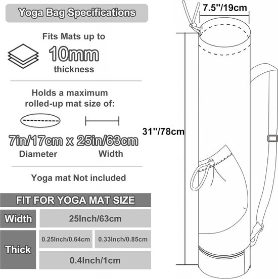 Lotuscrafts Yogatas PUNE - Biologisch Katoenen Tas Voor Je