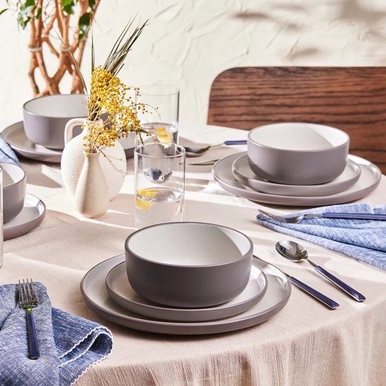 Karaca Mirum Crockery Set for 4 People, 12 Pieces, High