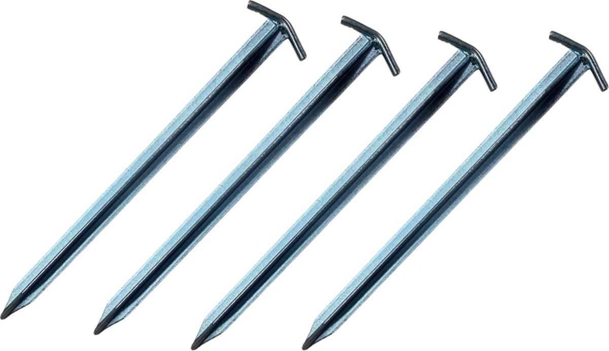 Springkussen haringen - 4 stuks - 40cm - Grondpen - Tentharingen - Rots pen - Spijkerharing