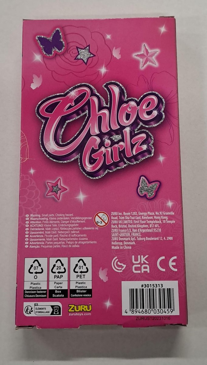Chloe Girlz Poppenkleding Bloemenjurk van Merkloos — afbeelding 2