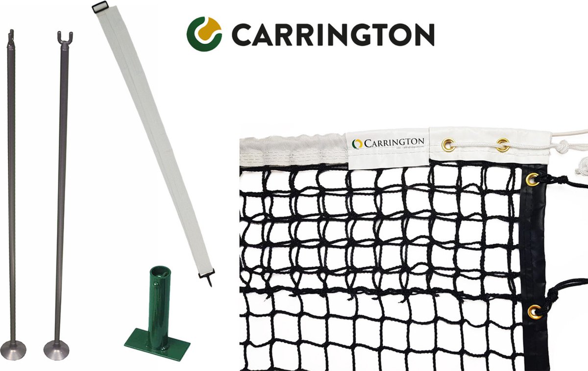Speciaal hardcourt tennisnetset - Carrington
