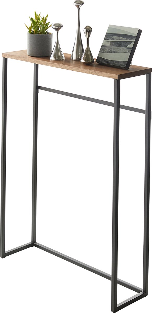 Yamazaki Metalen en houten ingangstafel - L60 cm