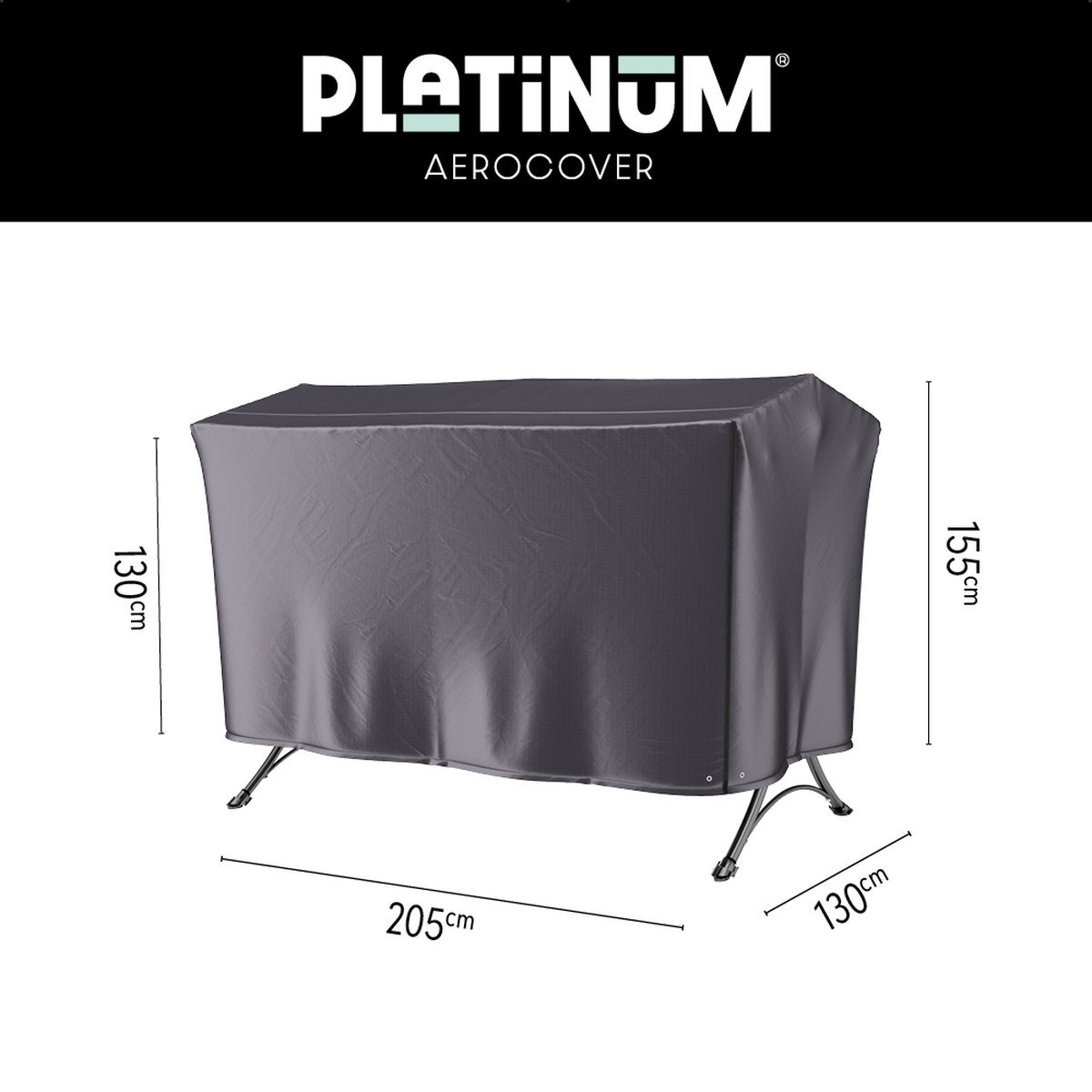Platinum AeroCover hangstoelhoes donkergrijs antraciet