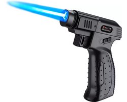 Black Turbo Gun Torch - Vuurwerk Aansteker - Stormaansteker - Gasbrander