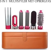 Bol.com Decotopia - Haardroger - Föhn - Krultang - Stijlen - 5 in 1 - Met Opbergtas - Haren drogen aanbieding
