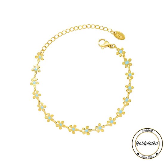 Klavertje Vier Armband Dubbelzijdig Geluk Parelmoer 18K Titanium Staal Armband Mode Temperament Honderd Armbanden – koop de beste producten in de online winkel