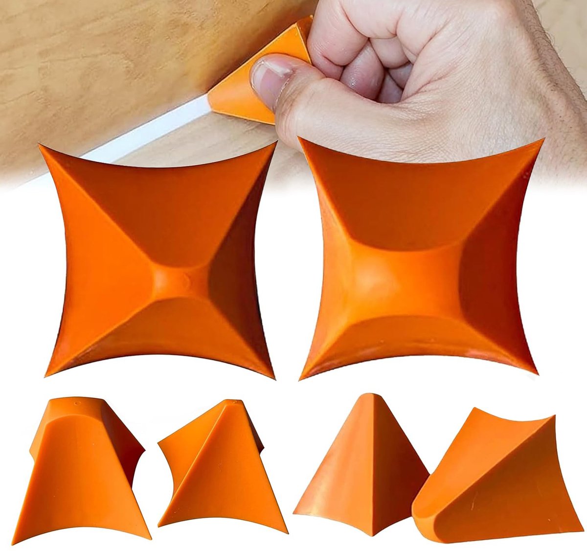 oCreon 3-in-1 Siliconen Naadgereedschap - Kit Gladmakend Gereedschap voor Afwerking en Gladmaken (4)