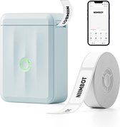 Niimbot D110M - Labelprinter - Labelmaker - Blauw - Draadloos - Lichtgewicht - Direct Thermisch - 203dpi - 1500mAh - Print Breedte 15mm