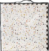 NilaFee™ - Speelkleed - Speelmat - Puzzelmat - Baby - Foam - 120 x 180 cm - Uitbreidbaar - Yoga mat - Fitnessmat - Vloerbeschermer - Orange Terrazzo
